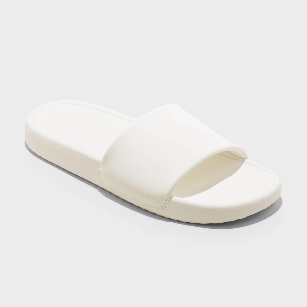 Women's Makenna Slip-On‎ Slides by All In Motion White Size 10 New With Tags